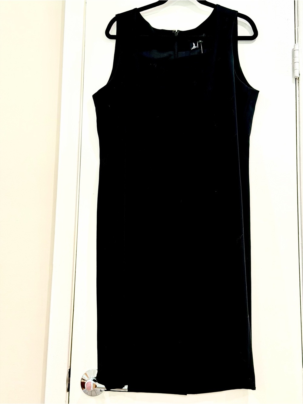 Peace of Cloth Black Sleeveless Sheath Dress